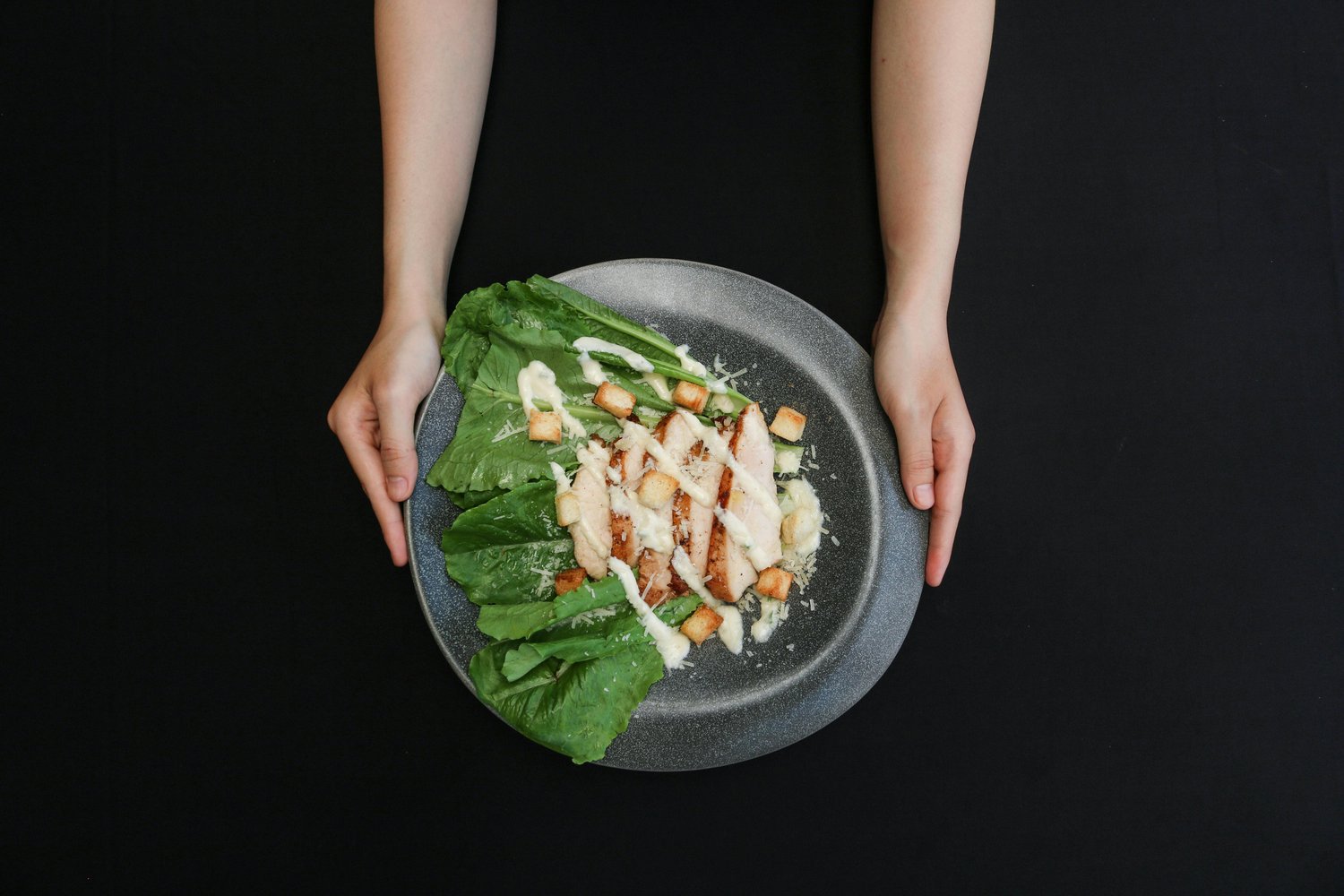 Ensalada César clásica catering Bocaditos Marlene Mataró