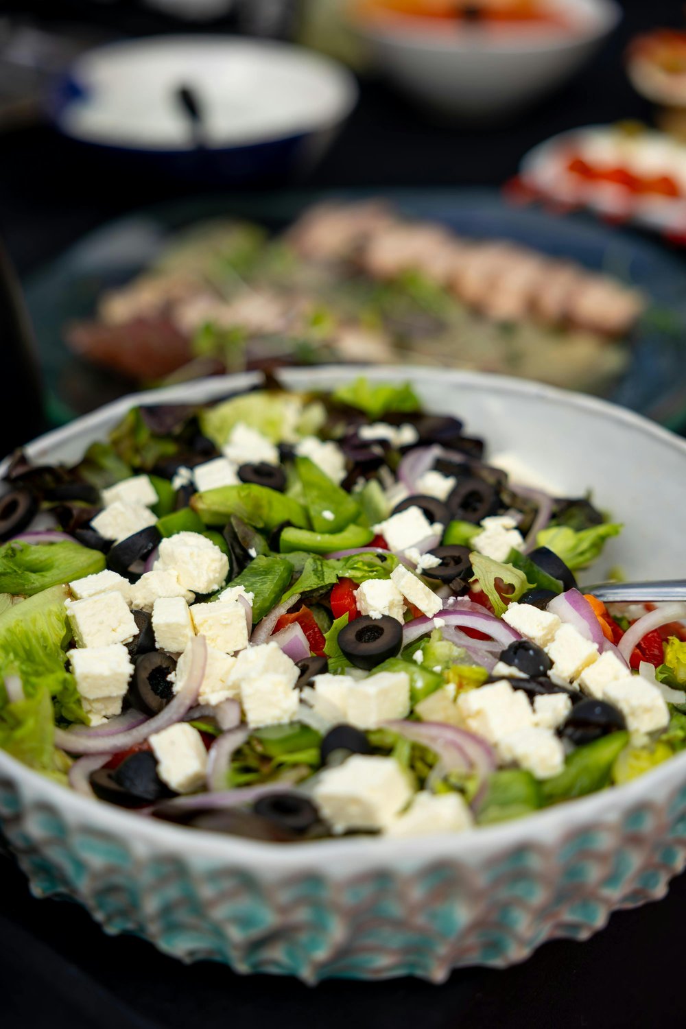 Ensalada griega catering Bocaditos Marlene Mataró