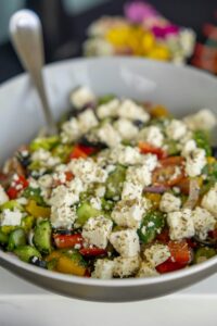 Ensalada griega  catering Bocaditos Marlene Mataró