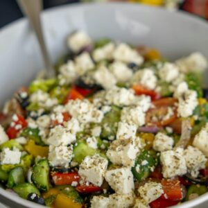 Ensalada griega  catering Bocaditos Marlene Mataró