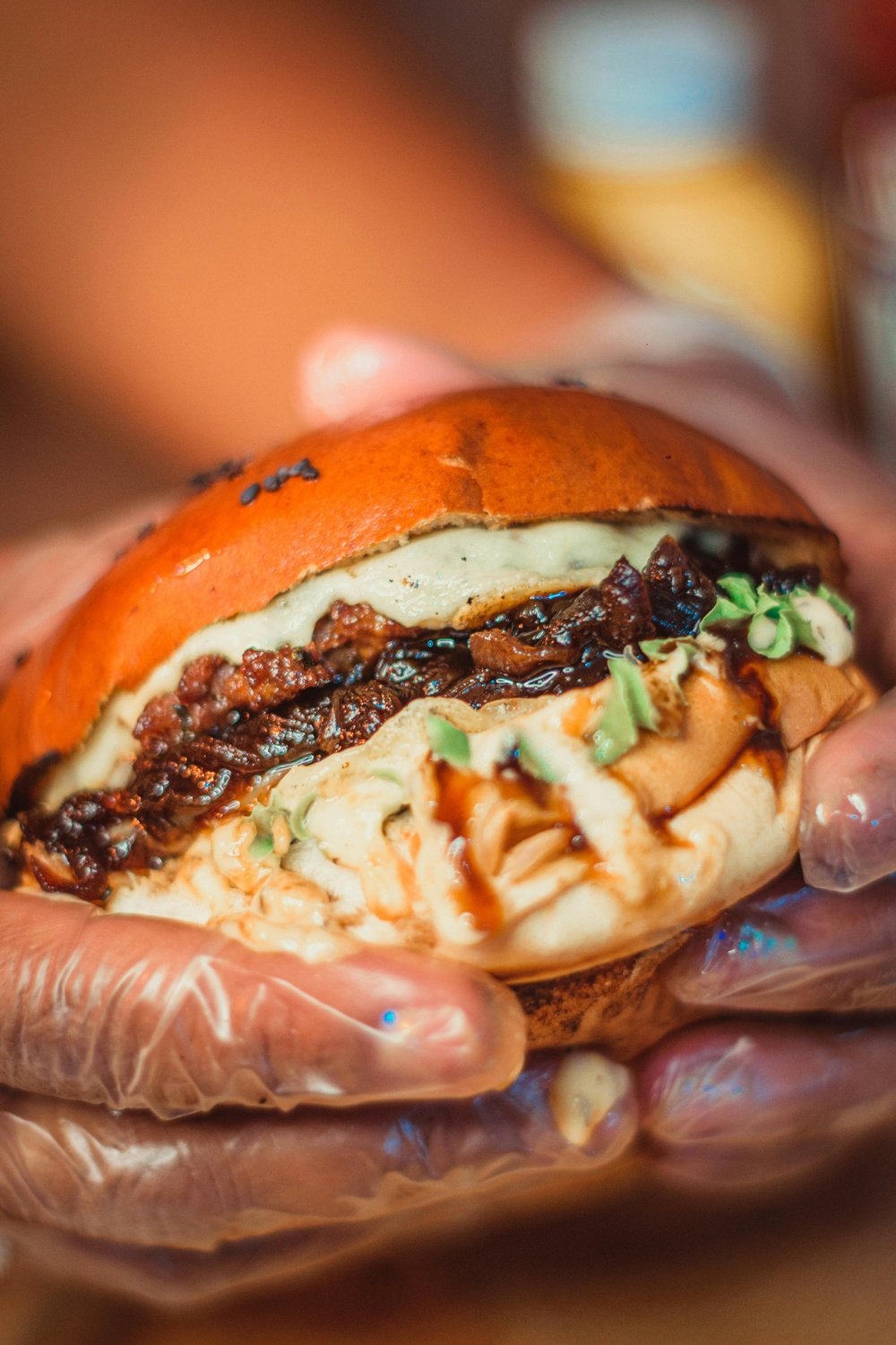 Sándwich de atún con cebolla pochada catering Bocaditos Marlene Mataró