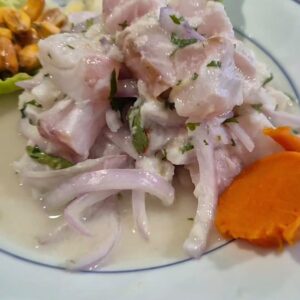 Ceviche de corvina